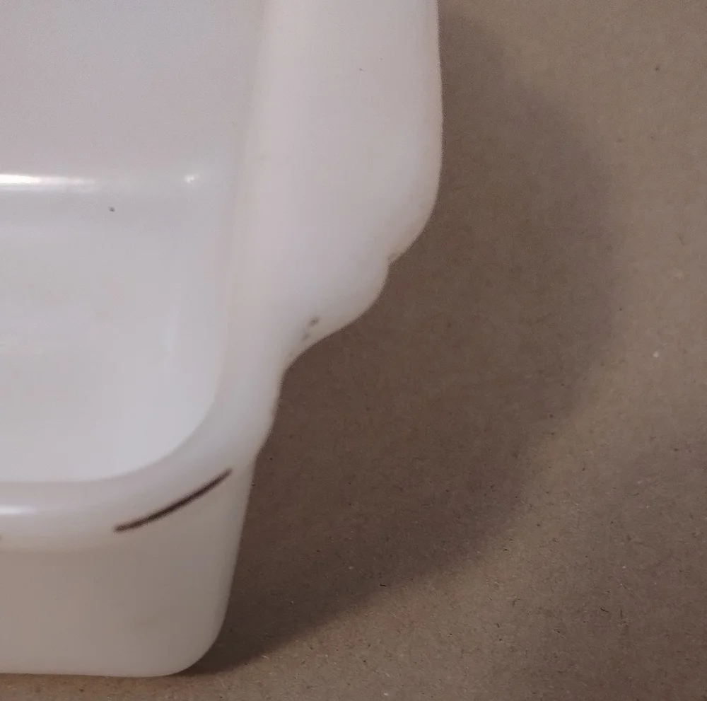 Vintage Fire King Wheat Pattern Milk Glass Loaf Pan Baking Dish